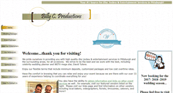 Desktop Screenshot of billycproductions.com